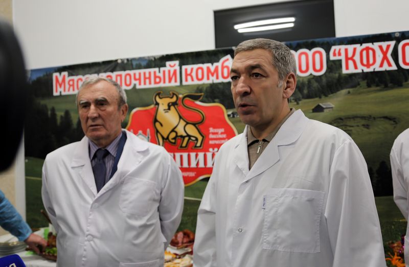 Абдусамад Гамидов принял участие в открытии мясомолочного комбината КФХ «Омарова»